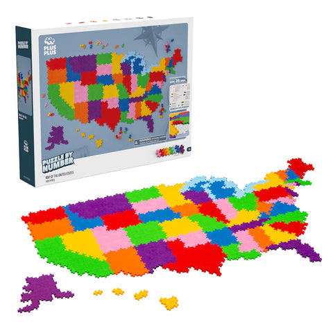 Map Of The United States | Puzzle By Number