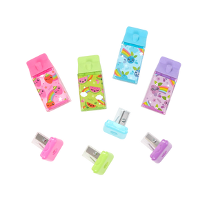 Lil' Juicy Box Scented Erasers + Sharpeners