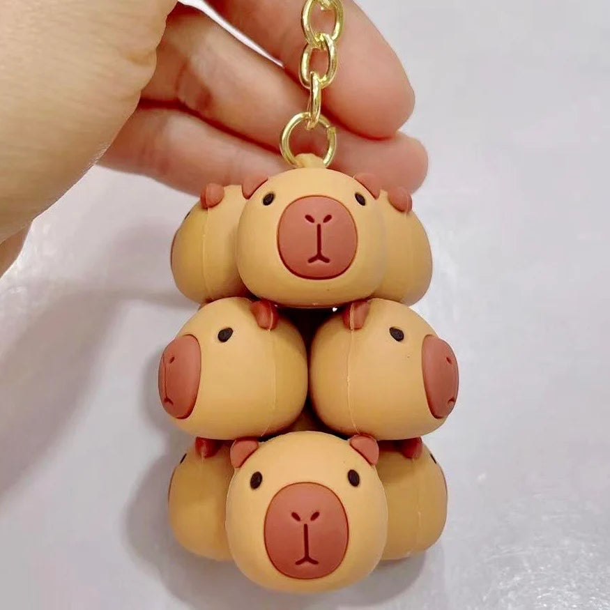 Capybara Bundle Key Charm