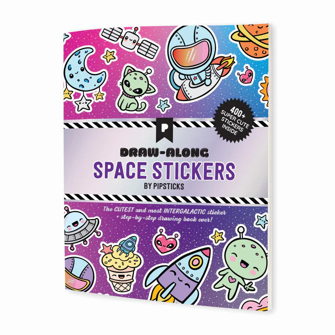 Draw-Along Space Stickers