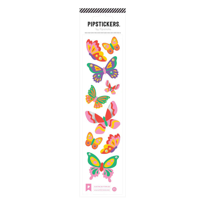 Electric Butterflies Pipstickers