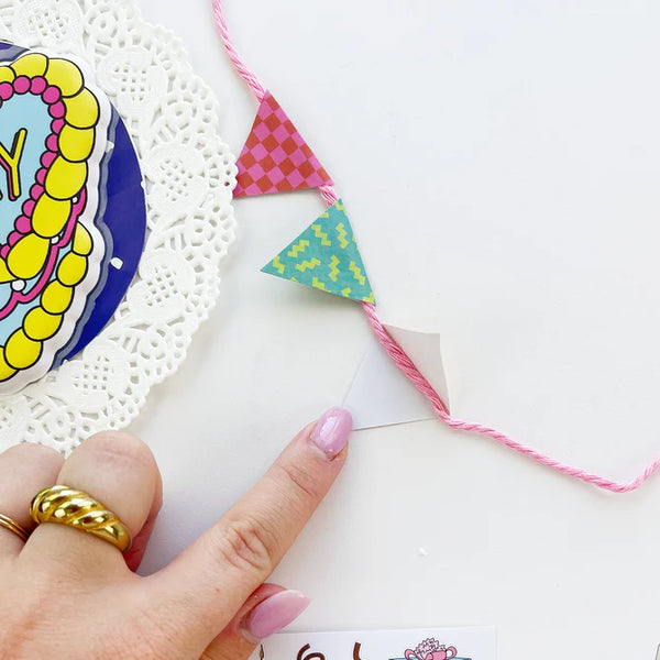 The Party Line DIY Mini Sticker Garland Kit