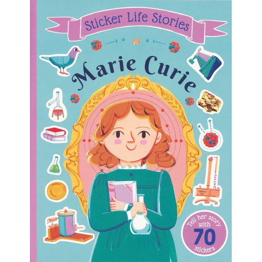 Marie Curie Sticker Life Stories