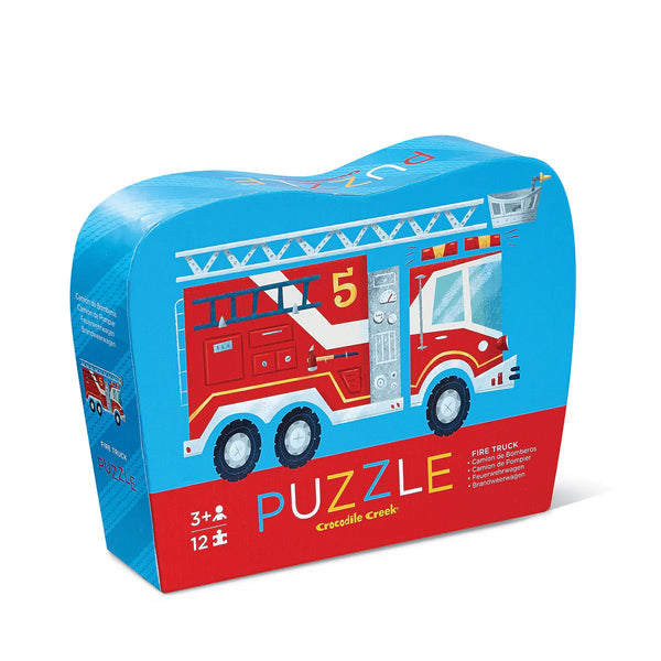 12pc Mini Puzzle - Fire Truck