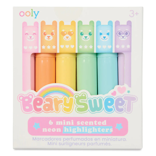 Beary Sweet Mini Scented Neon Highlighters