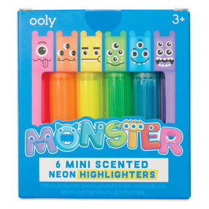 Monster Mini Scented Neon Highlighters