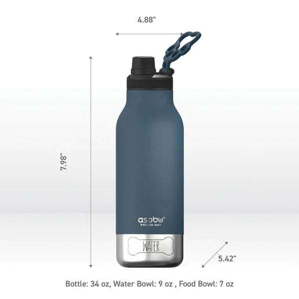 3-in-1 Ceramic Bottle for You & Dog