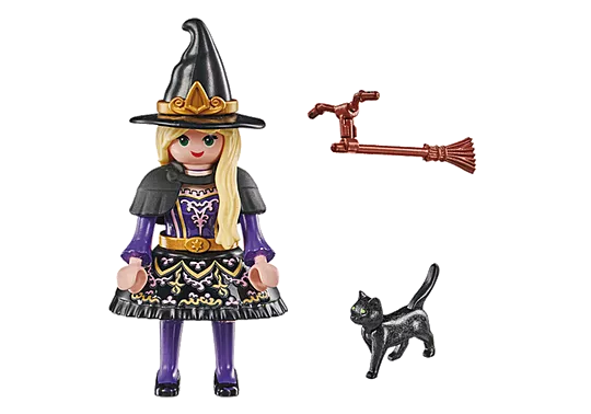 Witch with Cat