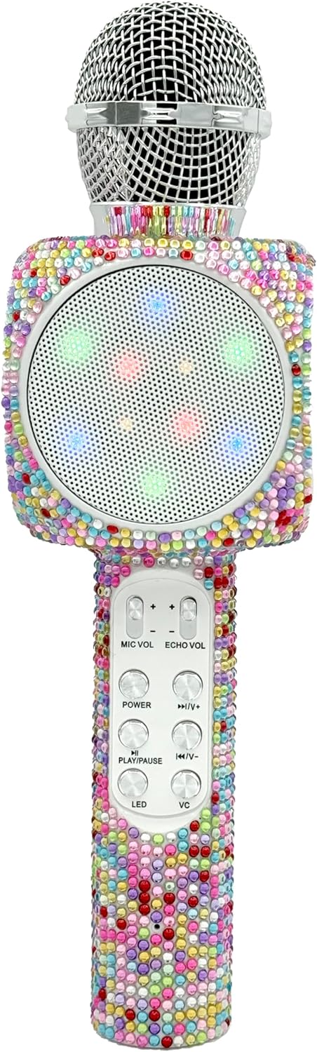 Sing A Long Karaoke Microphone- Confetti Bling