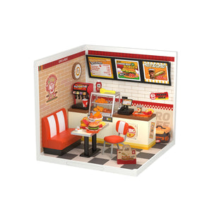 DIY Miniature House Kit: Yum Yum Burger