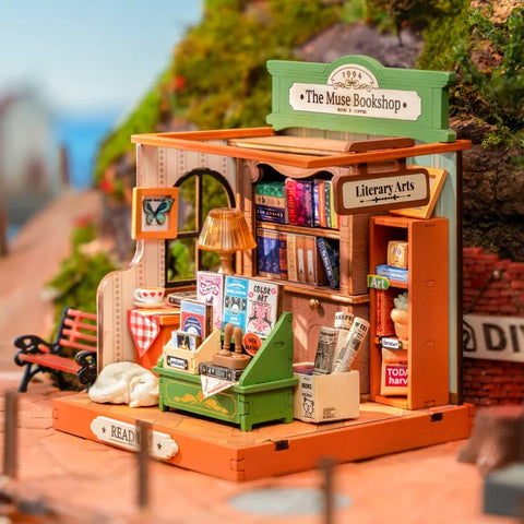 DIY Miniature House Kit: The Muse Bookshop