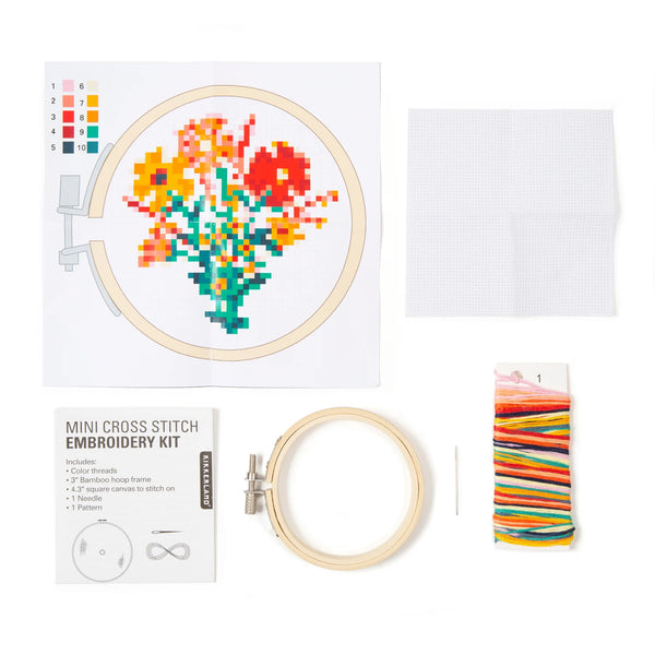 Mini Cross Stitch | Flowers