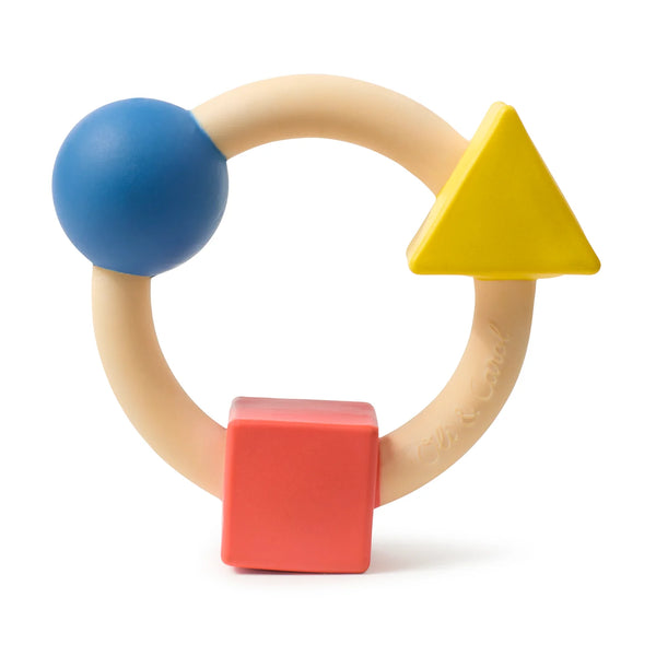 Bauhaus Movement Basic Colors Teething Ring