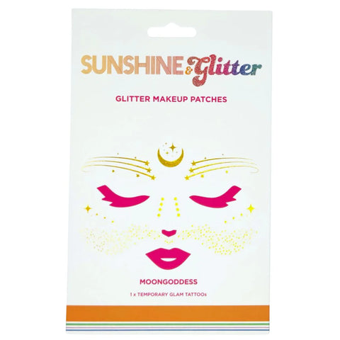 Sunshine & Glitter Face Tattoos | Moon Goddess