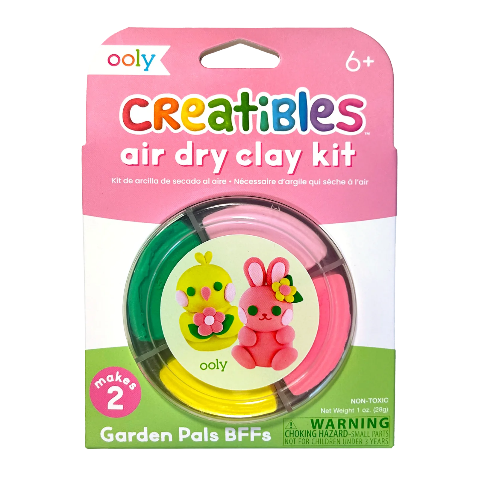 Creatibles Air Dry Clay Kit | Garden Pals