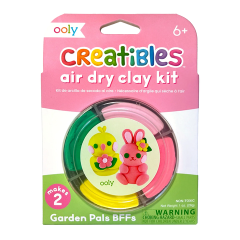 Creatibles Air Dry Clay Kit | Garden Pals