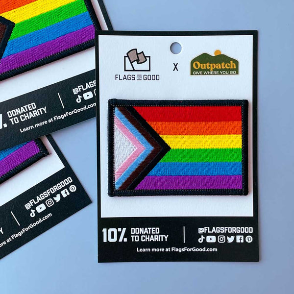 Progress Pride Flag Patch