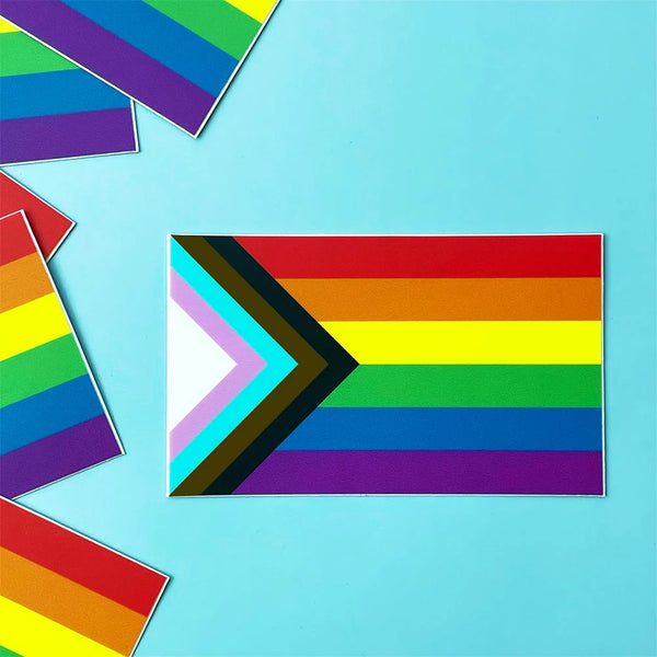 Progress Pride Flag Sticker