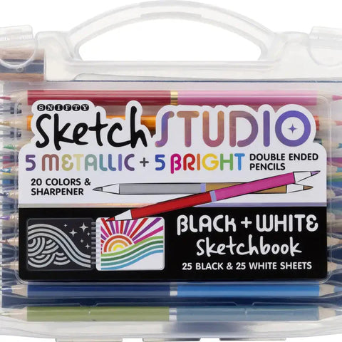 Sketch Studio Black and White Travel Set