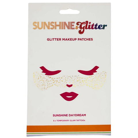 Sunshine & Glitter Face Tattoos | Sunshine Daydream