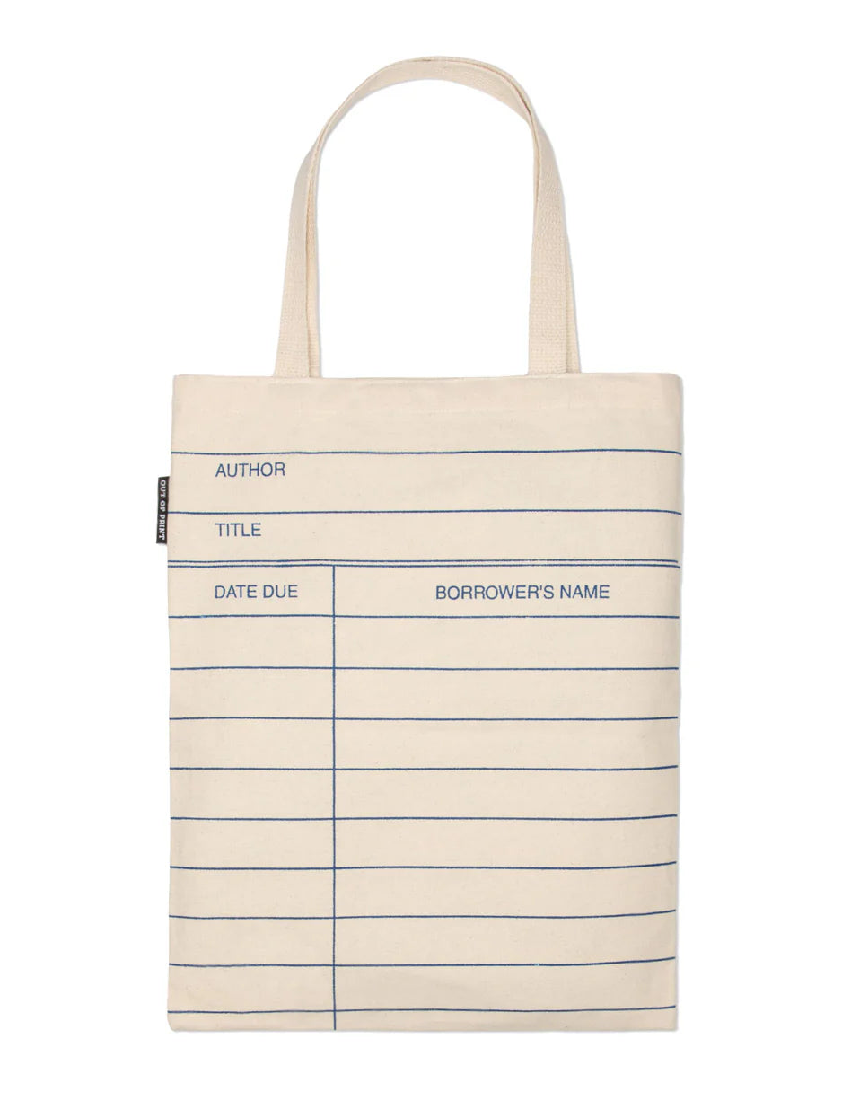 Library Card Natural Tote Bag