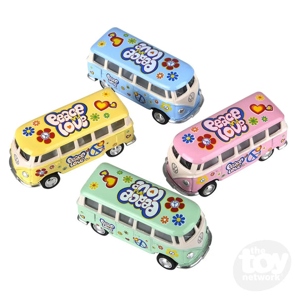 2.5" Diecast Pullback 1962 Classic VW Bus