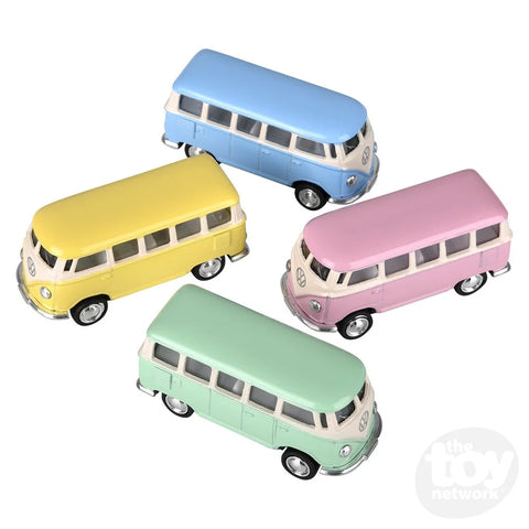 2.5" Diecast Pullback 1962 Classic VW Bus