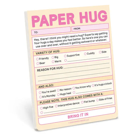 Paper Hug Nifty Note