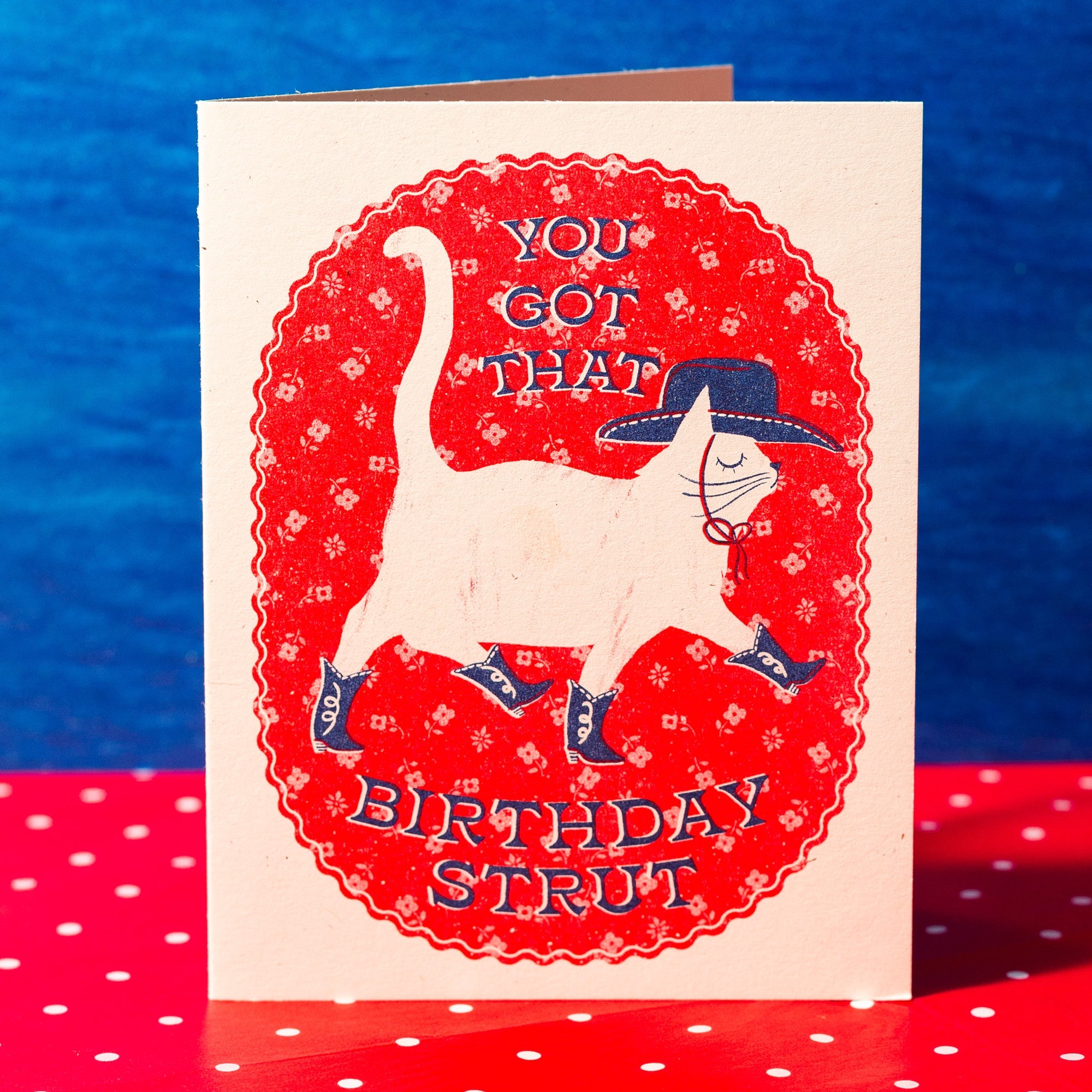 Birthday Strut Card