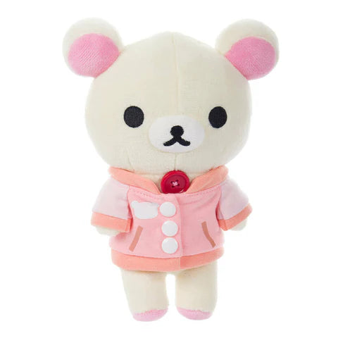 Korilakkuma Pink Letterman Jacket Small Plush