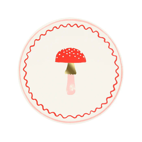 Merry Mushrooms Side Plates (8 pcs)