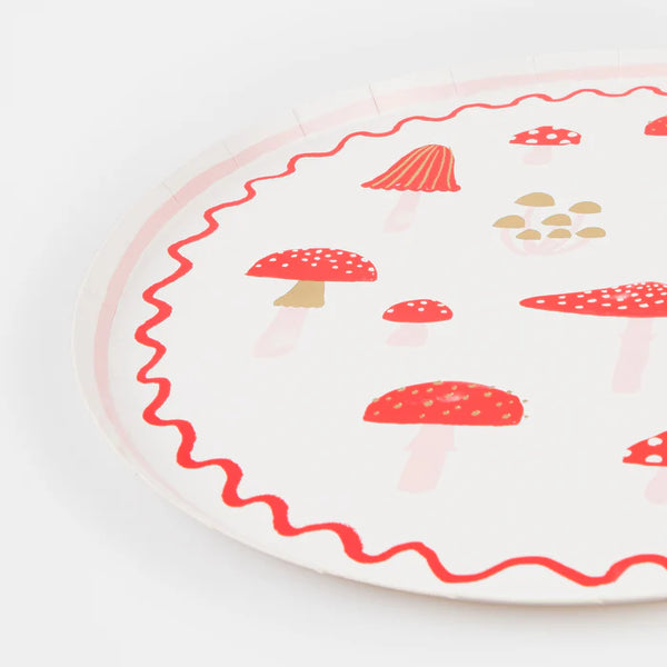 Merry Mushrooms Dinner Plates (8 pcs)