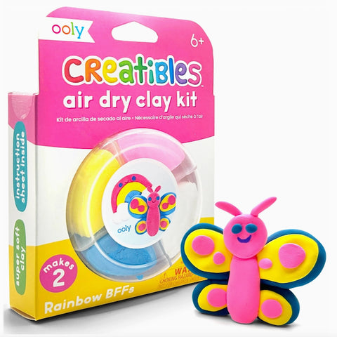 Creatibles Air Dry Clay Kit | Rainbow Pals