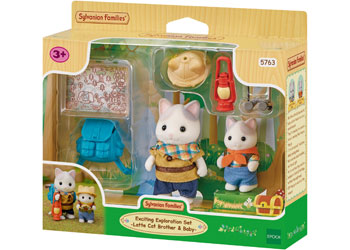 Exciting Exploration Set | Latte Cat Brother & Baby