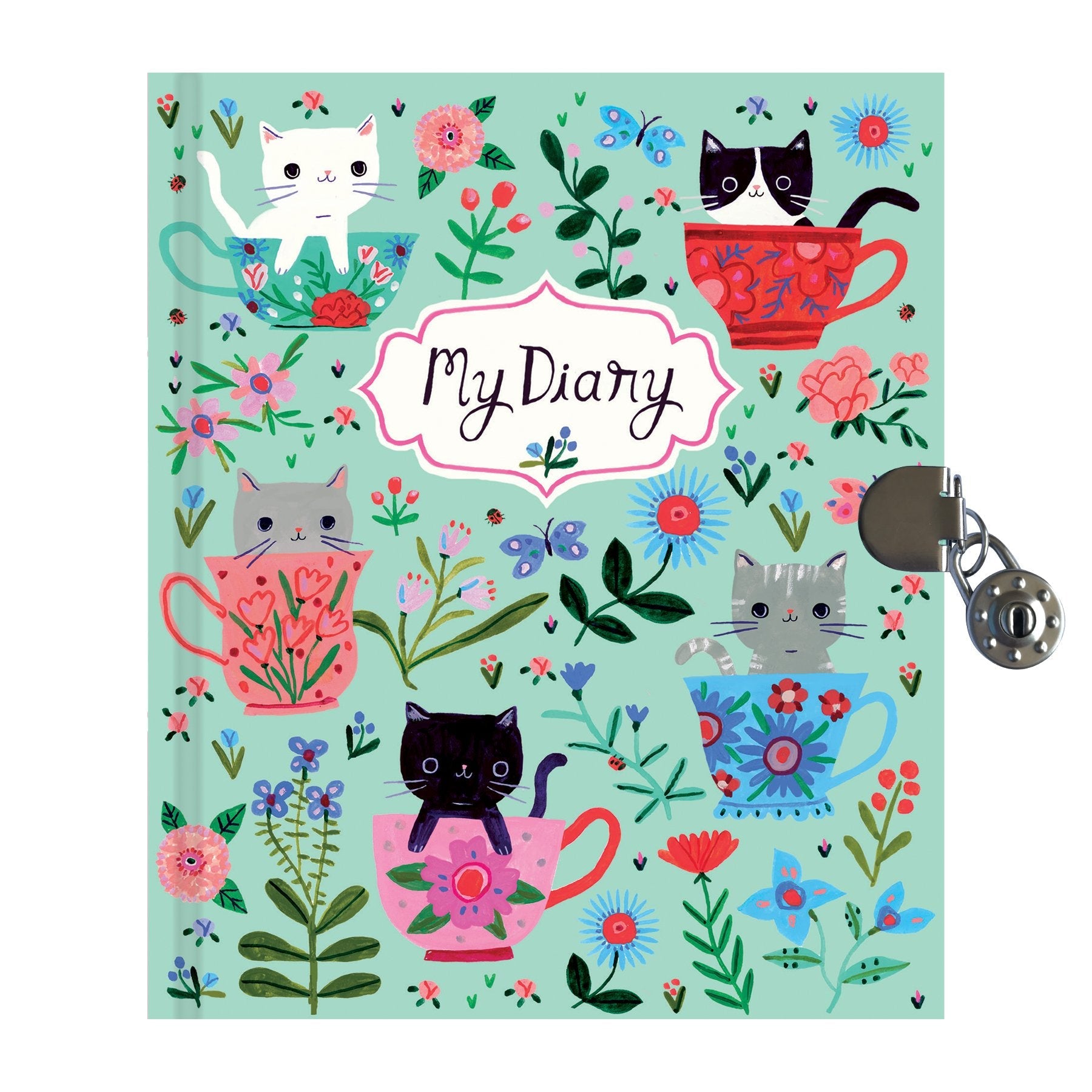 Teacup Kittens Locked Diary